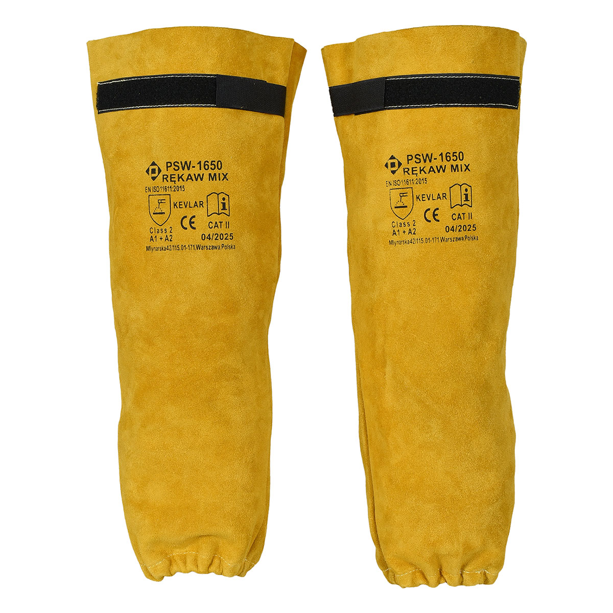 PSW-1650 Mix Skórzane Rękawy Spawalnicze